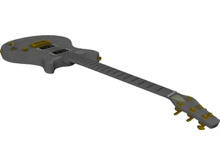 Guitar Electric 3D Model preview