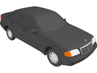 Mercedes-Benz 280 C (1994) 3D Model preview