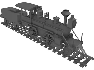 Train 3D Model preview