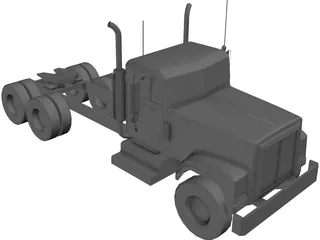 Truck 3D Model preview