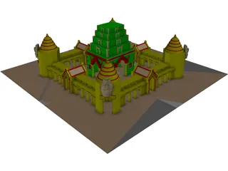 Castle 3D Model preview
