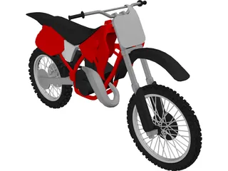 Honda CR500 (1994) 3D Model preview