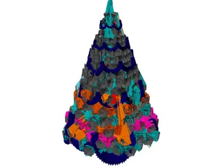 Christmas Tree 3D Model preview