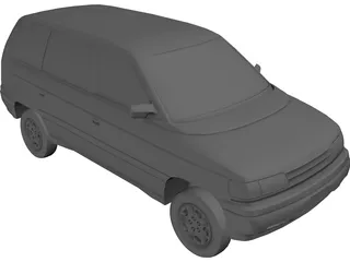 Mazda MPV (1992) 3D Model preview