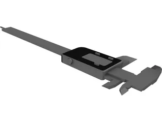 Mitutoyo Digital Caliper 3D Model preview