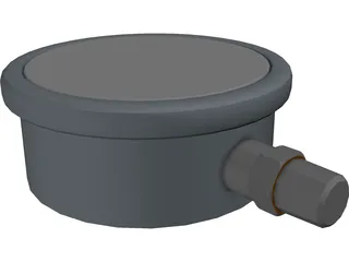 Pressure Guage 3D Model preview