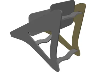 Kids Chair 3D Model preview