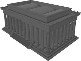 Lincoln Memorial 3D Model preview
