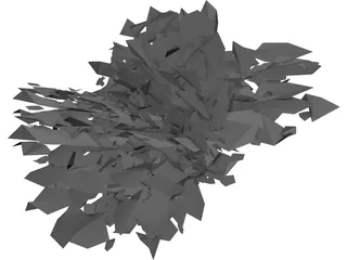 Pyracantha Shrub 3D Model preview
