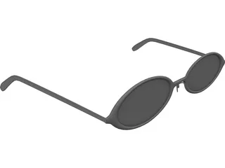 Glasses 3D Model preview