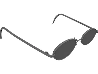 Glasses 3D Model preview
