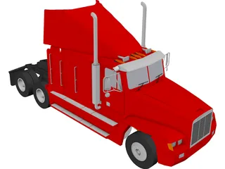 Freightliner FLD-120 3D Model preview