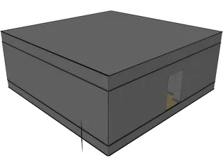 Egyptian Peasant House 3D Model preview