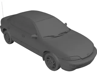 Chevrolet Cavalier Sedan (1998) 3D Model preview