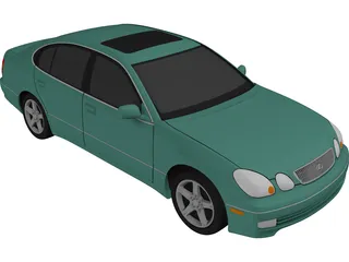 Lexus GS400 (1998) 3D Model preview