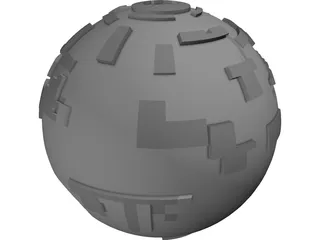 Borg Sphere 3D Model preview