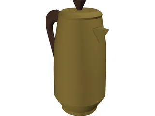 Coffee Pot 3D Model preview