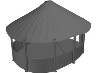 Indian Hut 3D Model preview