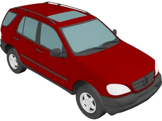 Mercedes-Benz ML 320 (1998) 3D Model preview