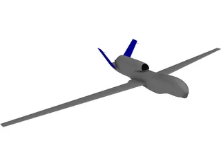 RQ-4 Global Hawk 3D Model preview