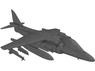 AV-8B Harrier 3D Model preview