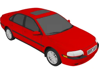 Volvo S80 (2000) 3D Model preview