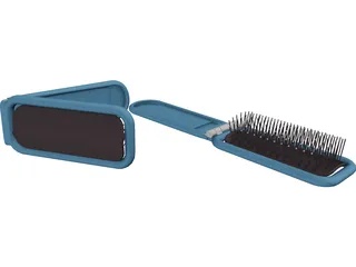 Hairbrush 3D Model preview