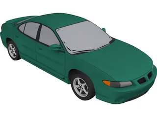 Pontiac Grand Prix GT (2000) 3D Model preview