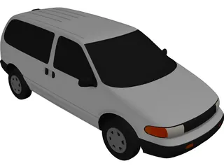Nissan Quest (1994) 3D Model preview