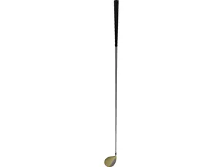 Golf Club Driver 3D Model preview