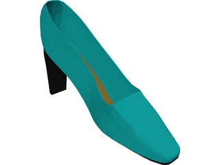 Shoe High Heel 3D Model preview