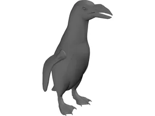 Penguin 3D Model preview