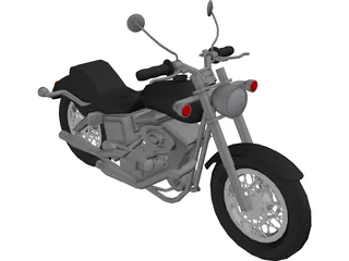 Motorcycle 3D Model preview