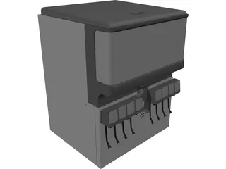 Soda Machine 3D Model preview