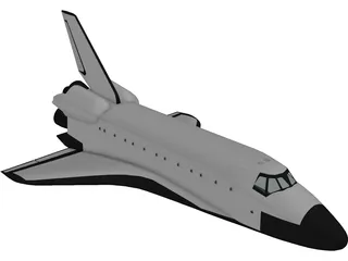 Space Shuttle 3D Model preview