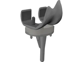 Knee 3D Model preview