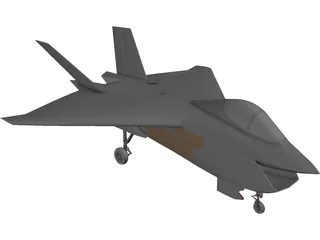 Boeing X-32 3D Model preview
