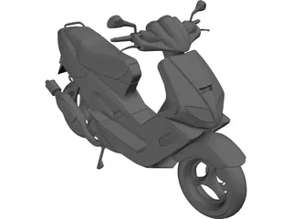 Scooter 3D Model preview