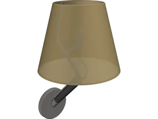 Lamp Wall 3D Model preview