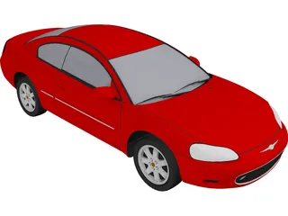 Chrysler Sebring Coupe (2001) 3D Model preview
