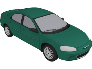 Chrysler Sebring Sedan (2001) 3D Model preview