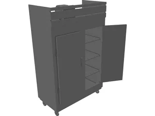Refrigerador 3D Model preview