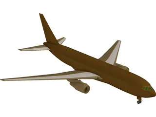 Boeing 767 3D Model preview