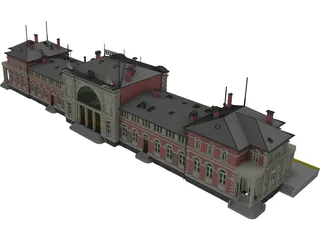Station Bonn 3D Model preview