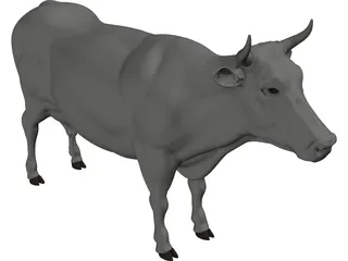 Cow 3D Model preview