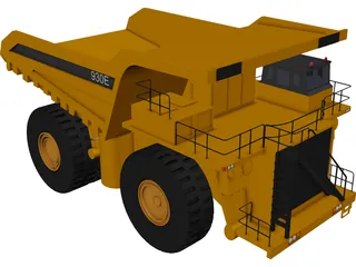 Komatsu 930E 3D Model preview