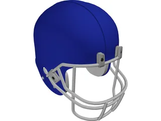 Football Helmet 3D Model preview