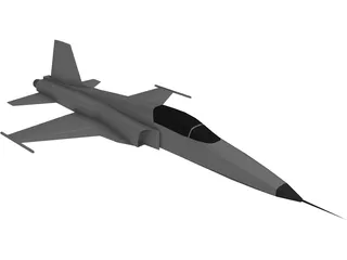 F-5E 3D Model preview