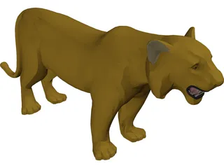 Tiger 3D Model preview