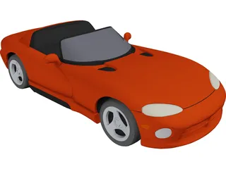 Dodge Viper (1993) 3D Model preview